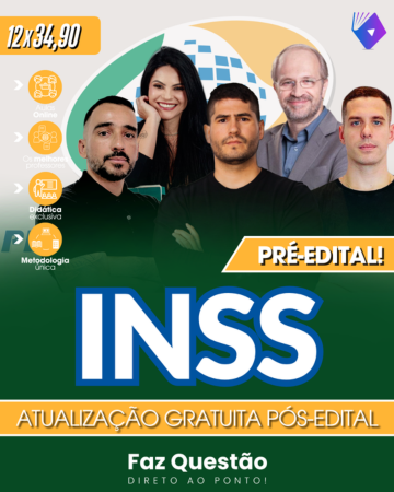 INSS – TÉCNICO da SEGURIDADE SOCIAL (PRÉ-EDITAL)